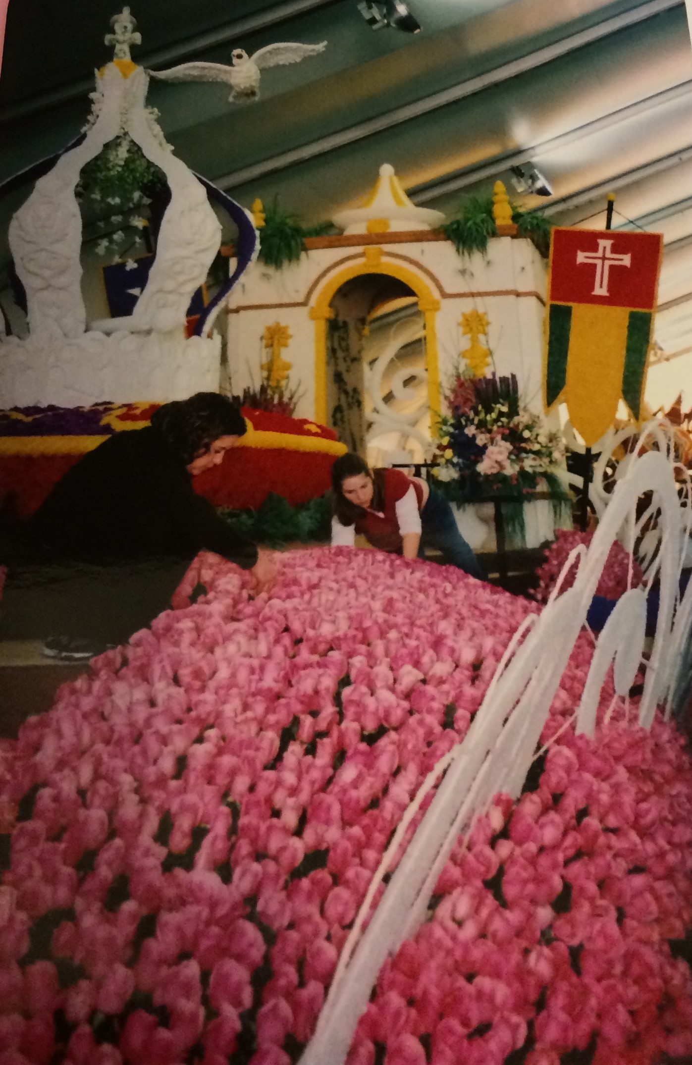 My Experience Decorating A Rose Parade Float - Contained Gardens